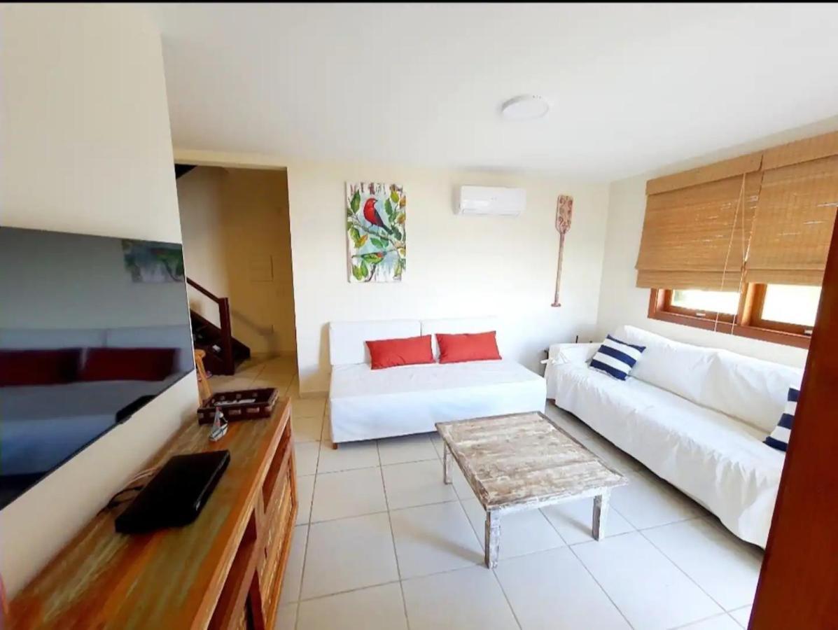 Bangalô duplex, vista para o mar, Yacamim, Praia do Curral, Ilhabela Exterior foto