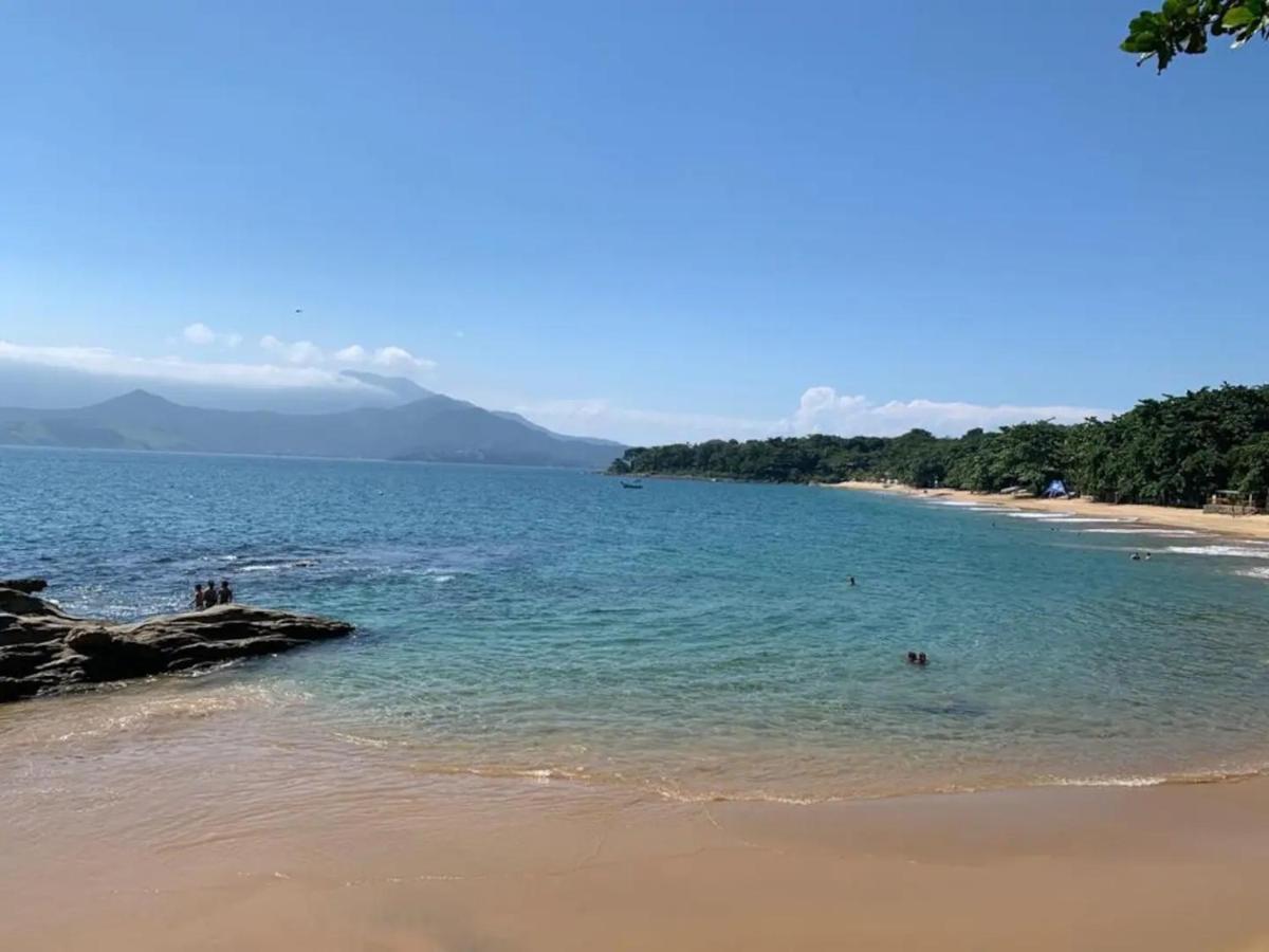 Bangalô duplex, vista para o mar, Yacamim, Praia do Curral, Ilhabela Exterior foto
