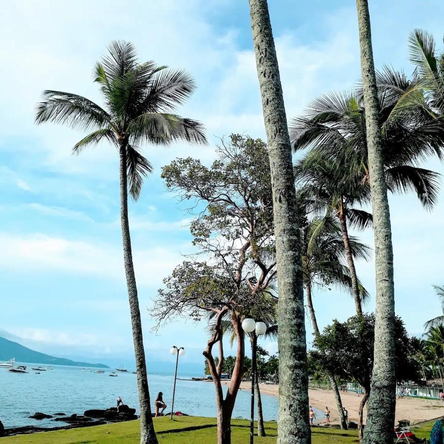 Bangalô duplex, vista para o mar, Yacamim, Praia do Curral, Ilhabela Exterior foto